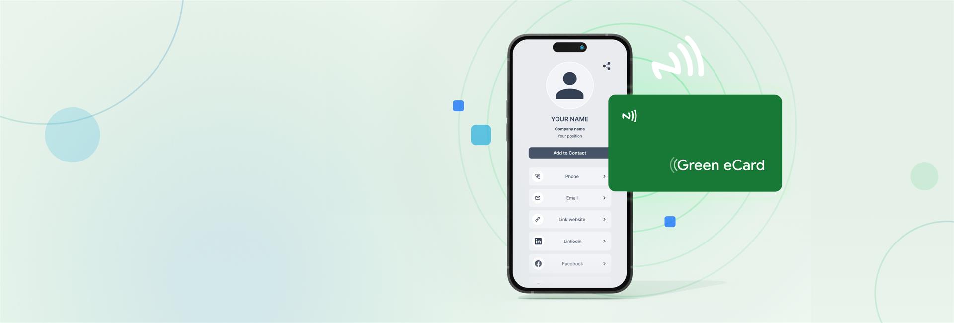 GREEN ECARD <br /> Danh thiếp thông minh